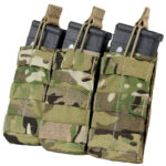 Підсумок Condor Triple АК/M16 Open Top Mag Pouch. Multicam