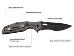 Ніж Skif Defender II BSW Black - Зображення 6
