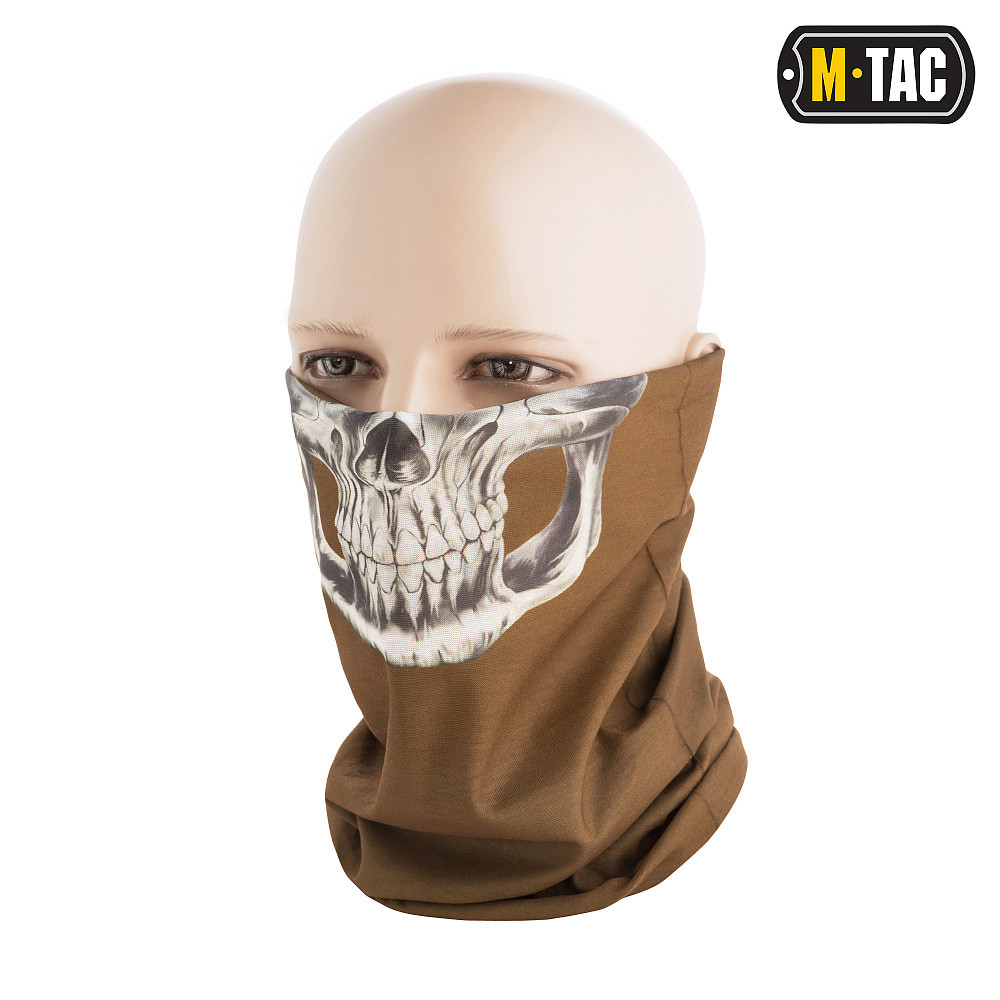 6102990718_m-tac-sharf-truba-polegshennij M-Tac шарф-труба полегшенний Reaper Skull Coyote - Зображення 1
