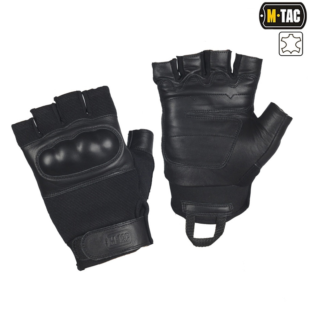 6125954632_m-tac-rukavichki-bezpali M-Tac рукавички безпалі Assault Tactical Mk.4 Black - Зображення 1