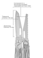 Мультитул Active Universal Tool silver - Зображення 6