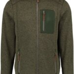 Кофта Orbis Textil Herrenjacke Strick-Fleece Олива