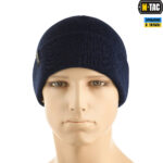 M-Tac шапка тонка в'язка 100% акрил Dark Navy Blue - Зображення 2