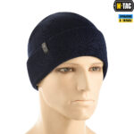 M-Tac шапка тонка в'язка 100% акрил Dark Navy Blue - Зображення 3