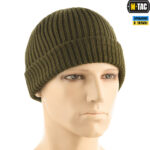 M-Tac шапка в'язана 100% акрил  Dark Olive - Зображення 3