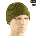 M-Tac шапка в'язана 100% акрил  Olive - Зображення 3