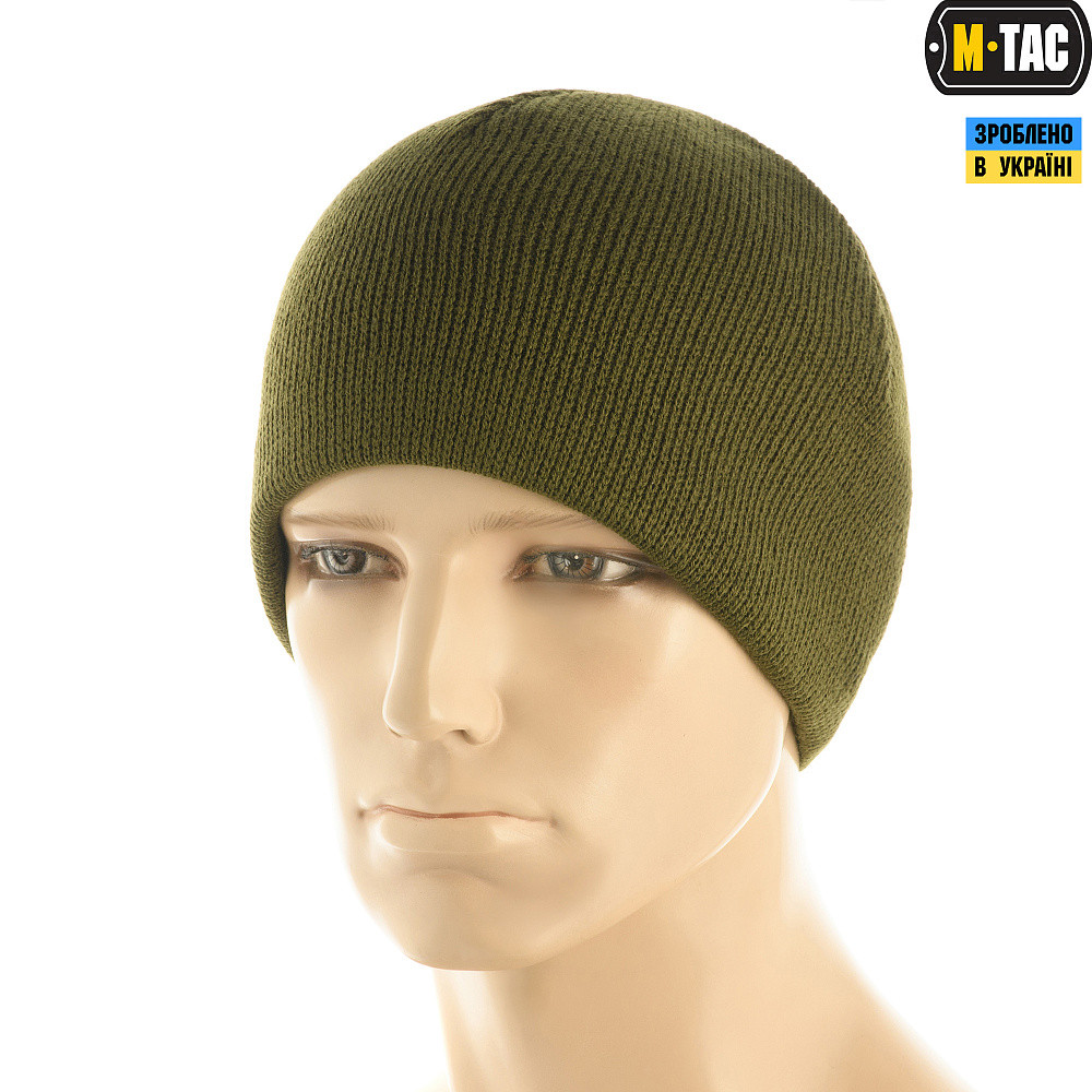 6278679395_m-tac-shapka-akrilflis M-Tac шапка акрил/фліс Olive - Зображення 1
