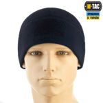 M-Tac шапка Watch Cap Elite флис (320г/м2) з липучкою Dark Navy Blue - Зображення 2
