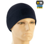 M-Tac шапка Watch Cap Elite флис (320г/м2) з липучкою Dark Navy Blue - Зображення 3