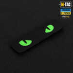 M-Tac нашивка Cat Eyes Laser Cut Black/Green/GID - Зображення 2