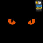 M-Tac нашивка Cat Eyes Laser Cut  Black/Red/GID - Зображення 3