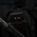 M-Tac нашивка Cat Eyes Laser Cut  Black/Red/GID - Зображення 4