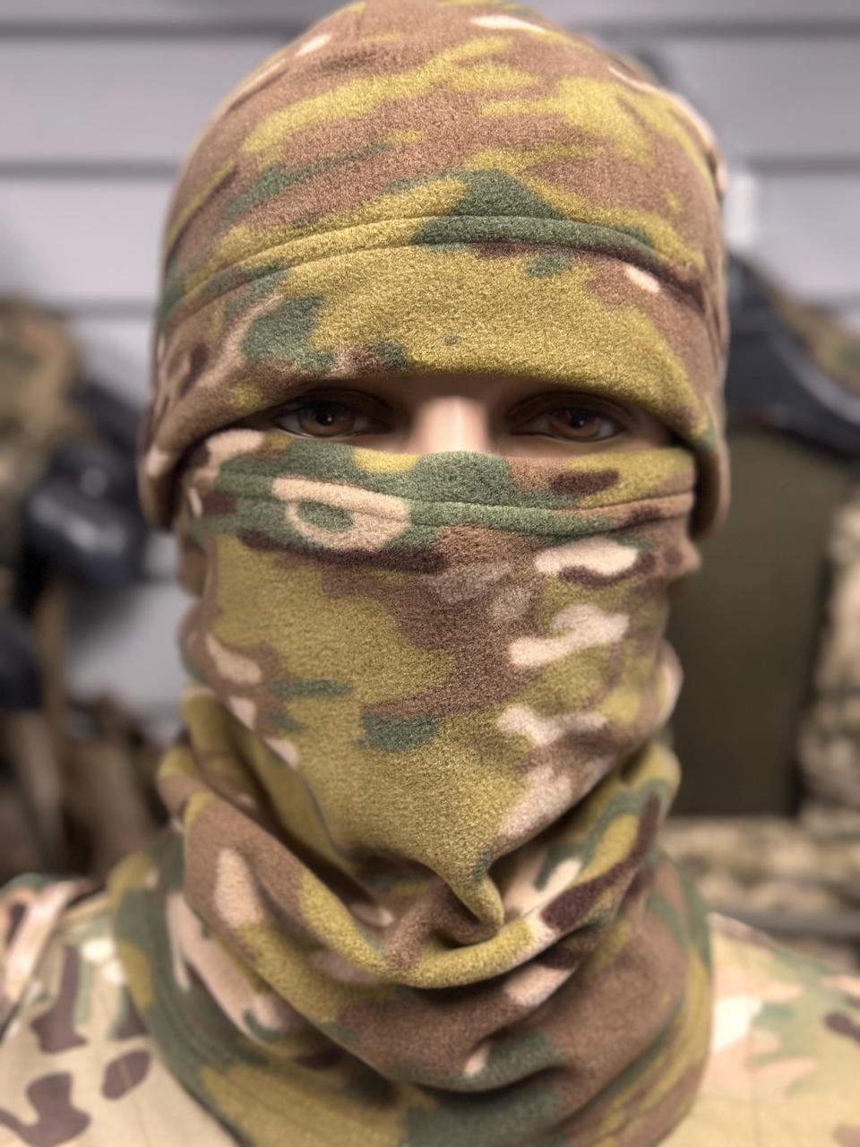 6407464357_nabir-shapka Набір шапка + баф зимовий флісовий мультикам - Зображення 1