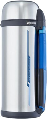 Термос ZOJIRUSHI SF-CС20XA 2l (складана ручка+ремінець) Сталевий
