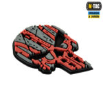 M-Tac нашивка Ukrainian Punisher 3D PVC Red/Black type 2 - Зображення 2