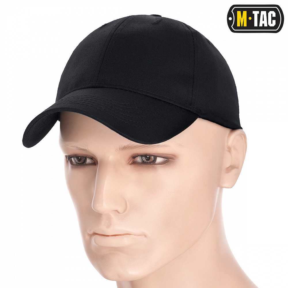 6492945846_m-tac-bejsbolka-flex M-Tac бейсболка Flex ріп-стоп Black L/XL - Зображення 1