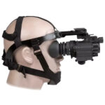 Монокуляр нічного бачення AGM PVS-14 NW1, ПНВ, білий фосфор, Кріплення для голови в зборі