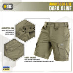 M-Tac шорти Aggressor Short Dark Olive - Зображення 4