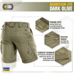 M-Tac шорти Aggressor Short Dark Olive - Зображення 5