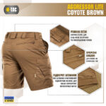 M-Tac шорти Aggressor Short Coyote Brown - Зображення 5