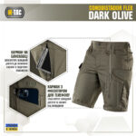 M-Tac шорти Conquistador Flex Dark Olive - Зображення 4