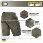 M-Tac шорти Conquistador Flex Dark Olive - Зображення 5