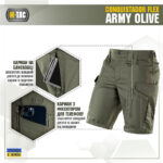 M-Tac шорти Conquistador Flex Army Olive - Зображення 4