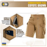 M-Tac шорти Conquistador Flex Coyote Brown - Зображення 4