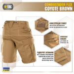 M-Tac шорти Conquistador Flex Coyote Brown - Зображення 5