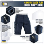 M-Tac шорти Conquistador Flex  Dark Navy Blue - Зображення 3