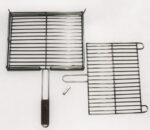 Решітка гриль з нержавіючої сталі ручної роботи. 400х300х60 мм. прут: 6х4 - Зображення 3